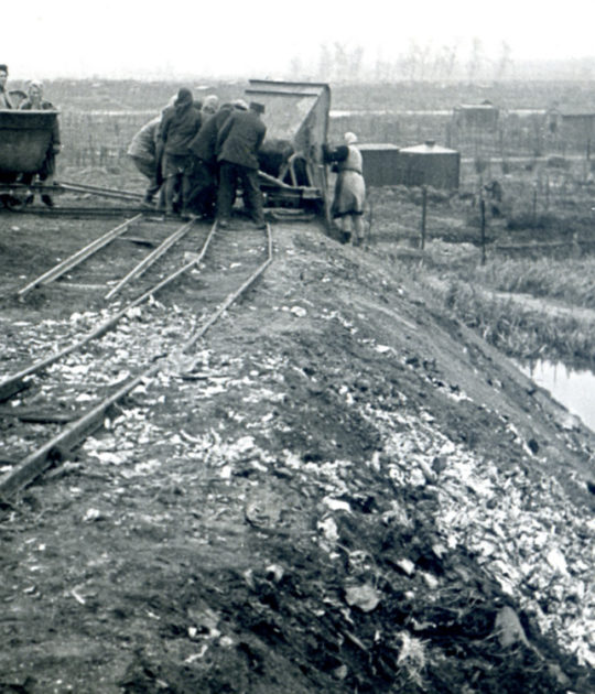 Niwelowanie terenu przy Saperskiej