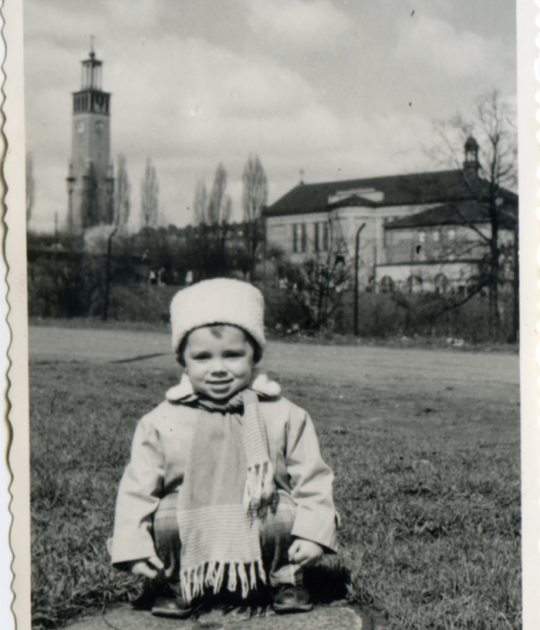 Łukasz Zaremba w pobliżu ulicy Zmartwychwstańców