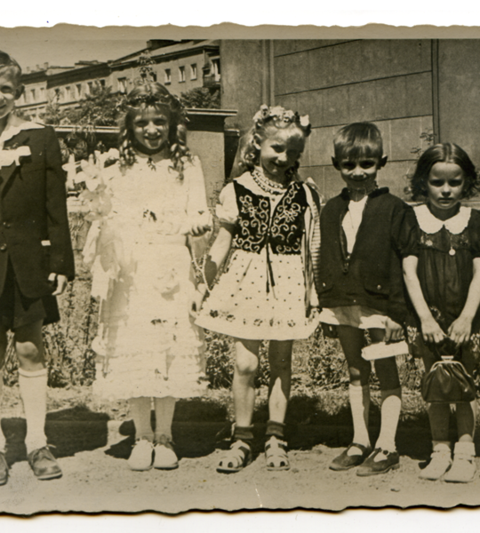 Komunia Jerzego Bartkowiaka w kościele księży Zmartwychwstańców