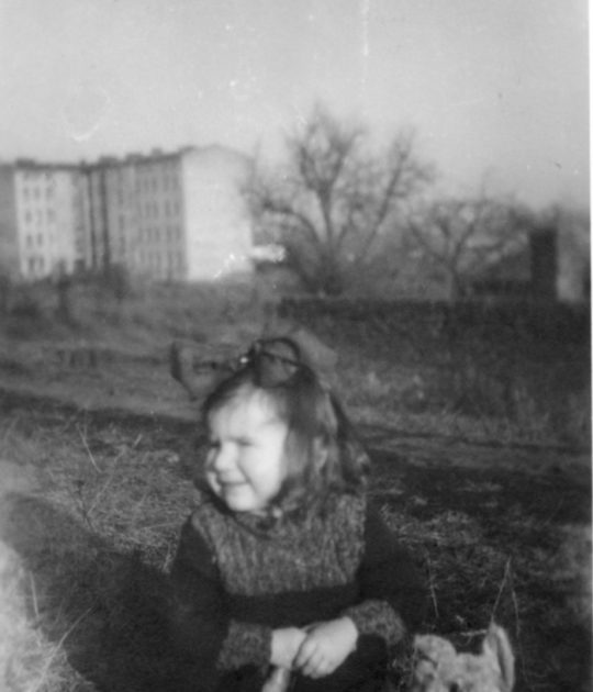 Zofia Olejniczak na spacerze