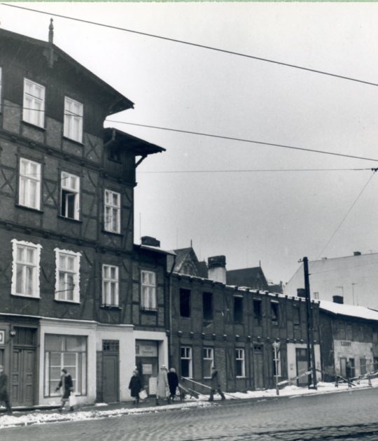 Budynki fachwerkowe na Przemysłowej