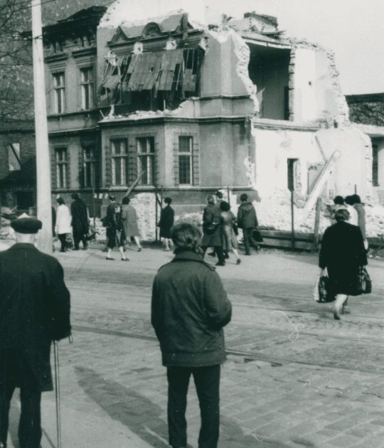 Wyburzanie kamienic przy Hetmańskiej